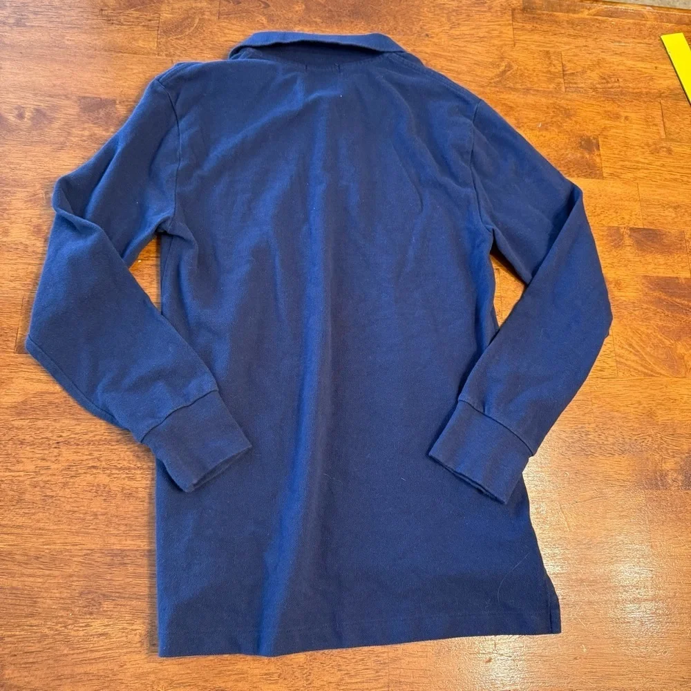 Polo Ralph Lauren Kids Navy Polo Shirt long sleeve size medium 10-12